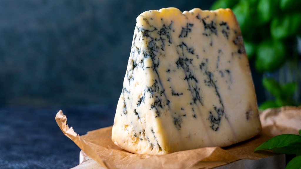 Roquefort cheese made of sheep milk